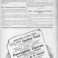 3248 - Page LXIII-2957 - Correspondance. Questions médico-militaires. Allocation aux ascendents de victimes de la guerre / Passage dans le service auxiliaire / Service militaire d’un étudiant. Sursis