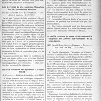 3274 - Page 2983 - Partie scientifique. L’actualité Scientifique. Les Sociétés Savantes. Paris. Epidémies d’exanthème infectieux observées à Marseille, (Académie de médecine ; 4-10-1927) / Emploi de l’extrait de lobe postérieur d’hypophyse dans les gastropathies atoniques, (Académie de médecine ; 4-10-1927) / Note sur la vaccination anti-diphtérique à l’hôpital Hérold, (Académie de médecine-, 4-10-1927) / Résistance conférée au cobaye par le virus filtrant tuberculeux, (Académie de médecine ; 11-10-1927) / Le souffle systolique du creux sus-claviculaire et le diagnostic des artérites sub-oblitérantes de la sous-clavière, (Soc. méd. des hôp. ; 22-7-1927)