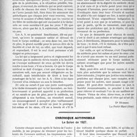 3297 - Page 3006 - Partie professionnelle, Hygiène, Assistance, Mutualité, Intérêts corporatifs, Variétés. Travaux Originaux. Le médecin bénéficiaire de droit aux assurances sociales [Dr. Hubert] / Chronique automobile. Le Salon de 1927