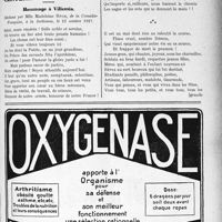 3310 - Page LXIII-3019 - Correspondance. Médecine légale. Honoraires médico-légaux / Centenaire de Villemin. Hommage à Villemin