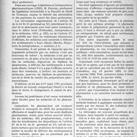 3351 - Page 3060 - Partie professionnelle, Hygiène, Assistance, Mutualité, Intérêts corporatifs, Variétés. Travaux Originaux. Déontologie. Un médecin diplômé pharmacien peut-il exercer simultanément les deux professions ? [Dr. Paul Boudin]