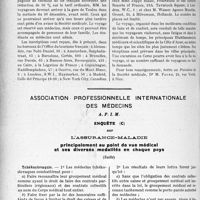 3363 - Page 3072 - Partie professionnelle, Hygiène, Assistance, Mutualité, Intérêts corporatifs, Variétés. Comptes rendus, documents, pièces officielles.... IVe Voyage médical international sur la Côte d'Azur. Toulon, Hyères, Saint-Raphaël, Cannes, Grasse et Menton, Monte Carlo, Monaco Beaulieu, Nice, Les Alpes / Association professionnelle internationale des médecins, A. P. I. M. Enquête sur l'assurance-maladie principalement au point de vue médical et ses diverses modalités en chaque pays, (Suite)