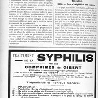 3373 - Page 3080 bis-LX - Correspondance. Propharmacie. L’exercice de la propharmacie / Fiscalité. Date d’exigibilité des impôts