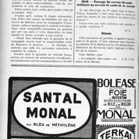3375 - Page 3082-LXII - Correspondance. Remplacements. Remplaçant, Police d’assurance automobile. Garantie du remplaçant et du remplacé / Questions médico-militaires. Passage du service de santé militaire au service de santé de la marine