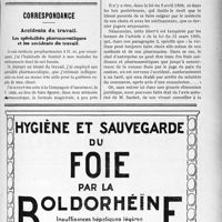 3386 - Page XI-3093 - A travers l’officiel. Expertises en Conseil de guerre / Enseignement de la médecine / Correspondance. Accidents du travail. Les spécialités pharmaceutiques et les accidents du travail
