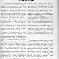 3418 - Page 3125 - Partie professionnelle, Hygiène, Assistance, Mutualité, Intérêts corporatifs, Variétés. Travaux Originaux. Une lettre du Dr. Decourt [Dr. Fernand Decourt] / L'exercice illégal [G. Duchesne]