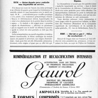 3441 - Page 3148-LXII - Correspondance. Questions médico-militaires. Point de départ de la pension. Pension d’ascendants / Soins donnés pour maladie non imputable an service. / Qu’est-ce que l’« Office du combattant » ?