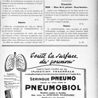 3442 - Page LXIII-3149 - Correspondance. Questions médico-militaires. Qu’est-ce que l’« Office du combattant » ? / Fiscalité. Base de la patente. Sous-location
