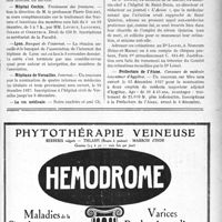 3448 - Page VII-3155 - Dernières nouvelles. Enseignement médical des hôpitaux / Hôpitaux Trousseau / Hôpital Cochin / Lyon. Banquet de l’internat / Hôpitaux de Versailles. Internat / La vie médicale / Monument René Quinton / Préfecture de l’Aisne
