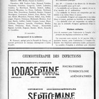 3449 - Page 3156-VIII - A travers l’officiel. Légion d’honneur / Enseignement de la médecine / Assistance publique / Hôpitaux militaires