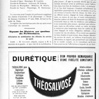 3451 - Page 3158-X - A travers l’officiel. Examen d’Etat d’infirmières / Enseignement de la médecine / Réponses des Ministres aux questions des Parlementaires. Affectation de mobilisation des officiers du service de santé