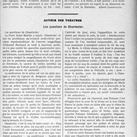 3494 - Page 3201 - Partie professionnelle, Hygiène, Assistance, Mutualité, Intérêts corporatifs, Variétés. Travaux Originaux. A propos de la botanomancie de Rabelais, Rabelais et Cornelis Agrippa. Peut-il y avoir des limites légales à la prescription médicale ? / Autour des théâtres. Les questions de Chantecler [Dr. G. Pauleme]
