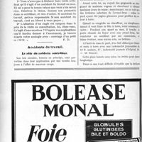 3505 - Page 3212-LX - Correspondance. Application du Tarif Durafour-Fallières. Accident du travail ou non ? Le médecin traitant n’a pas à le déclarer dans son certificat / Accidents du travail. Le rôle du médecin contrôleur