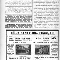 3513 - Page 3220-VI - Demandes et offres / Dernières nouvelles. Académie de médecine / Faculté de Paris / Faculté de médecine de Lyon / Lyon / Hôpitaux de Nantes / Aesculape