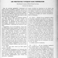 3522 - Page 3229 - Partie scientifique. Travaux Originaux. Les péritonites typhiques sans perforation, par Robert Liège, et Henri-René Olivier