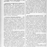 3547 - Page 3254 - Partie scientifique. L’actualité Scientifique. Les Congrès. XIIe Congrès de médecine légale de langue française, (Suite et fin). Le nouveau Code du travail maritime et le libre choix médical. — M. Lop / La goniométrie articulaire dans les expertises d’accidents du travail. — MM. Balthazard et Guyot / Le sang dans l’intoxication sulfhydre. ique. — MM. Balthazard et M. Sava / Les ecchymoses sous-capsulaires du foie. — MM. Etienne Martin et Costedoat / Réactions et mort subite dans la lithiase rénale. — M. Costedoat