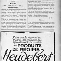 3574 - Page LXIII-3281 - Droit médico-professionnel. Dans quelles circonstances un chirurgien-dentiste peut-il être désigné comme expert ? / Correspondance. Fiscalité. Déduction des salaires des domestiques