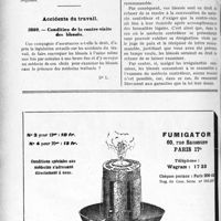 3583 - Page 3290-LXXII - Correspondance. Questions médico-militaires. Promotion comme aide-major / Accidents du travail. Condition de la contre-visite des blessés
