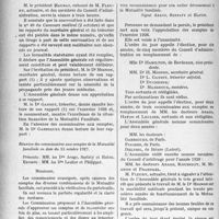 3633 - Page 3340 - Partie professionnelle, Hygiène, Assistance, Mutualité, Intérêts corporatifs, Variétés. Comptes rendus, documents, pièces officielles.... Mutualité familiale du corps médical français. Assemblée Générale ordinaire, 20 Novembre 1927
