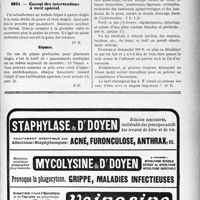 3646 - Page LXI-3353 - Correspondance. Application du tarif Fallières. Injections de sérums ou de vaccins / Cumul des interventions à tarif spécial / Intervention conservatrice