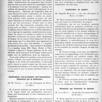 3675 - Page 3380 - Partie scientifique. L'actualité Scientifique. Les Sociétés Savantes. Paris. La protection du Maroc contre la fièvre jaune, (Académie de médecine ; 22-11- 1927) / Calcifications sous-acromiales post-traumatiques. Traitement par la diathermie, (Soc. des chirurgiens de Paris ; 1-7-1927) / L’arthrodèse du poignet, (Soc. des chirurgiens de Paris ; 1-7-1927) / Hématurie par distension du bassinet, (Société des chirurgiens de Paris ; 21-10-1927)