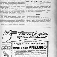 3716 - Page LVII-3419 - Correspondance. Questions médico-militaires. Radiation des cadres du médecin qui y était resté volontairement au delà du temps légal / Fiscalité. Patente d’un médecin de clinique habitant en garni