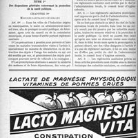 0011 - Page 10-XII - A travers les publications officielles. 1° Journal officiel. Protection de la Santé publique en Indochine