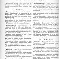 0025 - Page 24 - Partie scientifique. Travaux Originaux. Notes pratiques d oto-rhino-laryngologie. Hématomes — Abcès — Kystes séreux de la cloison nasale, par Henri Fischer