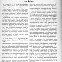 0038 - Page 37 - Partie scientifique. L’actualité Scientifique. Les Congrès. Première Conférence internationale de la lumière, (suite). Le contrôle de la dépigmentation cutanée, Messeri / Les Thèses. Un procédé nouveau d’acoumétrie. Recherche d’une unité d’intensité sonore, Dr H. -C. Devaux, (Clamart, Imprimerie « Je sers ») / La physiothérapie des prurits, Dr Pierre Betoule (Limoges, Imprimerie Thomas, éditeur, 1928)