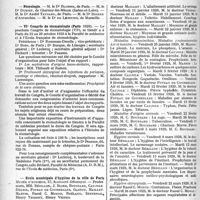 0057 - Page 56 - Partie professionnelle, Hygiène, Assistance, Mutualité, Intérêts corporatifs, Variétés. Reportage professionnel. Nouvelles et Informations. Nécrologie [les Drs. Blomme, Dubief, André Tansard, Briere, De Lézinier] / VIe Congrès de stomatologie (Paris 1929) / École municipale d’hygiène de la ville de Paris