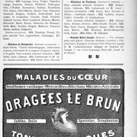 0074 - Page VII-73 - Dernières nouvelles. Hôpitaux de Bordeaux / Hôpitaux de Montpelier / Hôpitaux de Toulouse / Hôpital Saint-Joseph