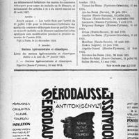 0157 - Page 154-XIV - A travers l’officiel. Soins aux marins du commerce / Stations hydrominérales et climatiques
