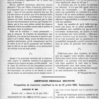 0191 - Page 188 - Partie professionnelle, Hygiène, Assistance, Mutualité, Intérêts corporatifs, Variétés. Travaux Originaux. Tiers payants… à éclipses en matière d’accidents du travail, par le Dr Fernand Decourt / Assistance médicale gratuite. Proposition de résolution modifiant la loi du 15 juillet 1893. Commentaires [Dr Paul Boudin]