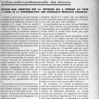 0206 - Page 203 - Partie professionnelle, Hygiène, Assistance, Mutualité, Intérêts corporatifs, Variétés. Travaux Originaux. Variété bibliographique. Par mers et continents. Extrait Du Maroc et du Levant, Sur Lyautey l’Africain / La tribune médico-professionnelle des abonnés. Réflexions sans amertume sur la méthode qui a présidé au vote du conseil de la confédération des syndicats médicaux français