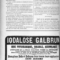 0213 - Page 210-LXVI - A travers l’officiel. Hygiène publique / Réponses des Ministres aux questions des Parlementaires. Sanctions à prendre contre un médecin de l’assistance médicale gratuite / Impôt sur les spécialités pharmaceutiques