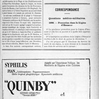 0218 - Page LXXI-213 - Ve Voyage médical international sur la Côte d'Azur / Correspondance. Questions médico-militaires. Promotion dans la Légion d’Honneur