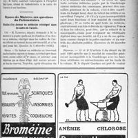 0232 - Page XIII-227 - A travers l’officiel. Légion d’honneur / Réponses des Ministres aux questions des Parlementaires. Situation d’un docteur en médecine réintégré dans les cadres de l’armée / Incompatibilités