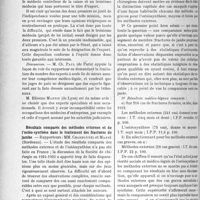 0253 - Page 248 - Partie scientifique. L'Actualité Scientifique. Les Congrès. XIIIe Congrès de Médecine légale de langue française. Première session de médecine sociale, accidents du travail et maladies professionnelles, (Paris, 9, 10 et 11 octobre 1928). Les expertises dans les lois sociales — Rapporteur : M. Balthazard / Résultats comparés des méthodes externes et de l’ostéo-synthèse dans le traitement des fractures de jambe — Rapporteurs : MM. Charbonnel et Massé