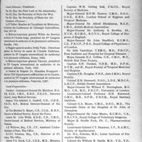 0270 - Page 265 - Partie professionnelle, Hygiène, Assistance, Mutualité, Intérêts corporatifs, Variétés. Comptes rendus, documents, pièces officielles.... Société d’études du « concours médical ». Ve congrès international de médecine et de pharmacie militaires. Londres, Grande Salle du British Médical Association, Tavistock Square. 6 au 11 mai 1929
