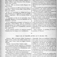 0279 - Page 274 - Partie professionnelle, Hygiène, Assistance, Mutualité, Intérêts corporatifs, Variétés. Comptes rendus, documents, pièces officielles.... Société d’études du « concours médical ». Syndicat des Médecins de l’arrondissement de Saint-Màlo. Compte rendu de l’Assemblée générale du 16 novembre 1928 / Compte rendu de l'Assemblée générale du 28 décembre 1928