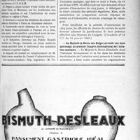 0298 - Page VII-291 - Dernières nouvelles. Association pour le développement des relations médicales (A. D. R. M) / Congrès international de l’aviation sanitaire / Sa Majesté la Reine des Belges accorde son haut patronage au premier Congrès international de l’aviation sanitaire