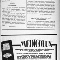 0302 - Page XI-295 - A travers l’officiel. Service de santé militaire / Légion d’honneur / Réponses des Ministres aux questions des Parlementaires. L’usage de vin de quinquina dans l’armée / Impôts sur deux voitures ne circulant pas simultanément
