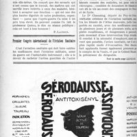 0305 - Page 298-XIV - L'Académie de médecine touchée par la vie chère… / Premier Congrès international de l’Aviation Sanitaire