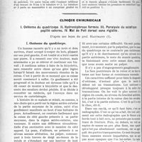 0315 - Page 308 - Partie scientifique. Travaux Originaux. Pression intra-pleurale au cours des épanchements pleuraux spontanés, par Mme le Dr Simone Hadamard / Clinique chirurgicale, d’après une leçon du prof. Hartmann
