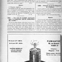 0367 - Page 362-LXXIV - Correspondance. Fiscalité. Déduction de frais de réparations. Amortissement du prix d’une automobile / Les frais de maladie contractée dans la profession sont-ils déductibles des recettes ? / Patente en cas de changement de résidence