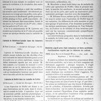 0402 - Page 397 - Partie scientifique. L'Actualité Scientifique. Les Sociétés Savantes. Paris. L’apicolyse, (Société de chirurgie ; 21-11-1928) / L’opération de Robertson-Lavalle dans les tumeurs blanches, (Société de chirurgie ; 14-11- 1928) / L’opération de Stoffel dans la maladie de Little, (Société de chirurgie ; 21-11-28) / Entérite aiguë avec état comateux et forte azotémie. Amélioration rapide par le chlorure de sodium, (Soc. méd. des hôpitaux ; 30-11-1928)