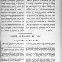 0428 - Page 423 - Partie professionnelle, Hygiène, Assistance, Mutualité, Intérêts corporatifs, Variétés. Comptes rendus, documents, pièces officielles…. La greffe inter-raciale et l’immigration dans l’agriculture, (Histoire, Ethnographie, Psychologie, Technique), par le Dr René Martial, (suite) / Faculté de médecine de Paris. Enseignement et actes de la Faculté