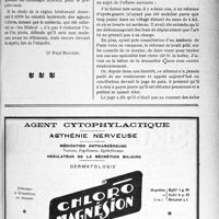 0450 - Page IX-443 - Jurisprudence. Responsabilité professionnelle. Prétendue erreur de diagnostic et de traitement. Malade condamné à des dommages-intérêts [Dr Paul Boudin] / Correspondance. Application du Tarif Maginot. On ne peut toucher à la fois des honoraires de l’Etat et du pensionné de guerre