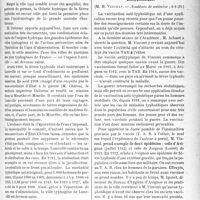 0474 - Page 467 - Partie scientifique. L'Actualité Scientifique. Les Sociétés Savantes. Paris. Prophylaxie de la fièvre typhoïde par l’épuration des eaux d’alimentation, (Académie de médecine ; 8-1-1929) / Durée de l’immunité déterminée par la vaccination antityphoidique, (Académie de médecine ; 8-1-29)