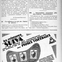0580 - Page LXXI-573 - Correspondance. Application du Tarif Fallières. Pansements longs et difficiles. Menues fractures multiples / Un médecin n’est pas un « loueur de voitures » / Interventions successives plus interventions concomittantes